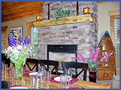 Rental Cabin Second Dining Area